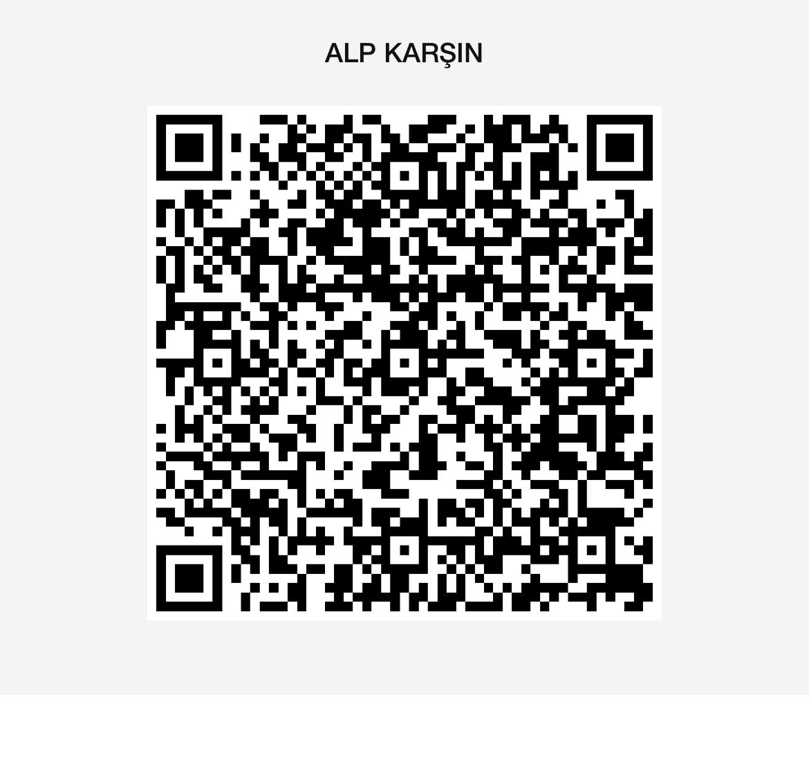 QR HIZLI ÖDEME