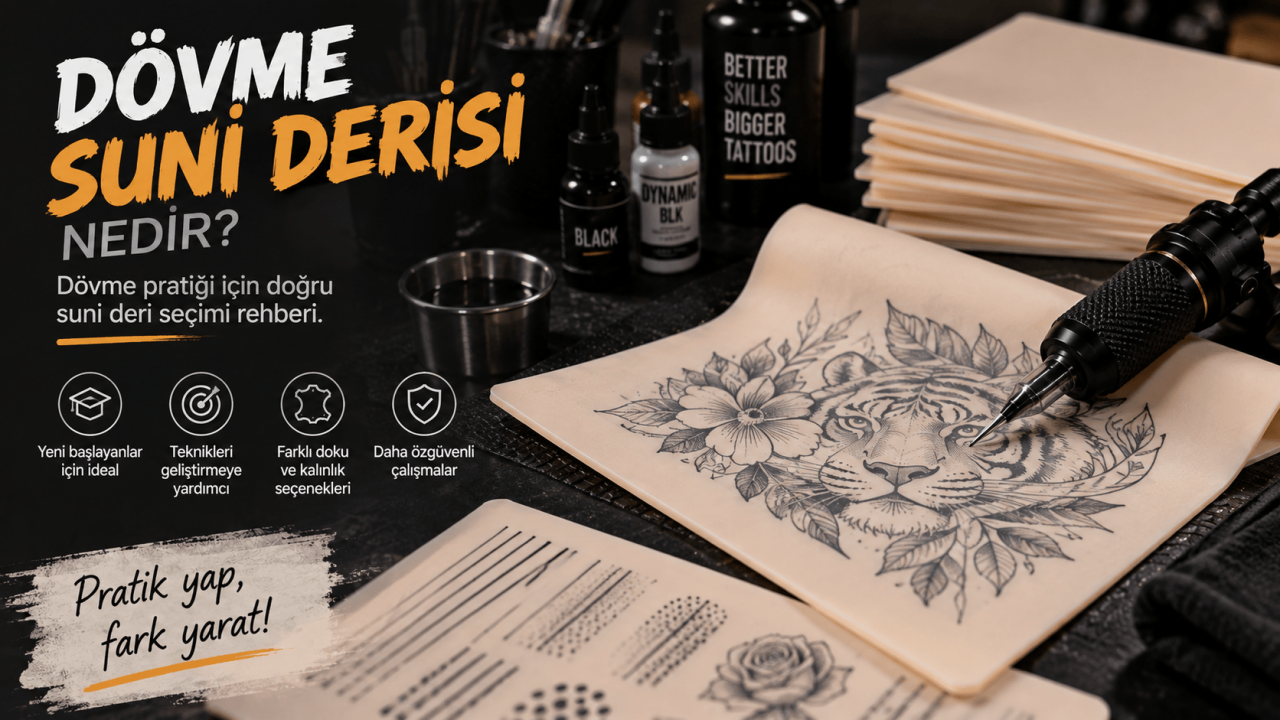 Dövme Suni Derisi Nedir? Dövme Pratiği İçin Suni Deri Seçimi