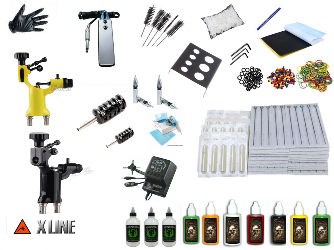 2 MAKİNELİ DRAGON FLY MODELİ DÖVME MAKİNESİ SETİ