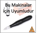 1 ADET 3RL KARTUŞLU İĞNE - HYBRID MAKİNA UYUMLU STERİL TİTANYUM KALICI MAKYAJ MAKİNASI İĞNESİ