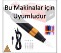 XL-303R 1 ADET 5F KARTUŞLU İĞNE-HYBRID MAKİNA UYUMLU STERİL TİTANYUM KALICI MAKYAJ MAKİNASI İĞNESİ