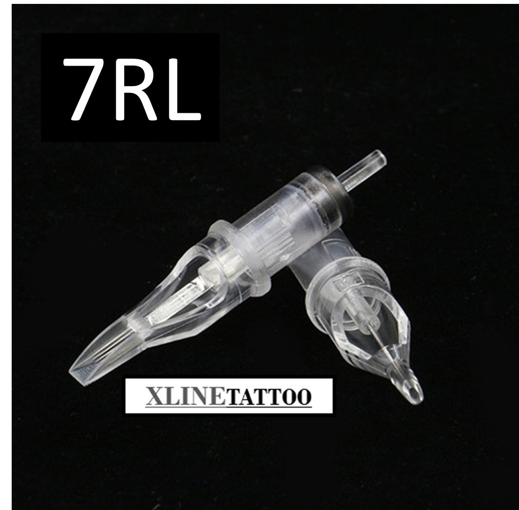 XLTN-047R 1 ADET 7RL KARTUŞLU İĞNE - CHEYENNE HAWK UYUMLU STERİL TİTANYUM DÖVME MAKİNASI İĞNESİ