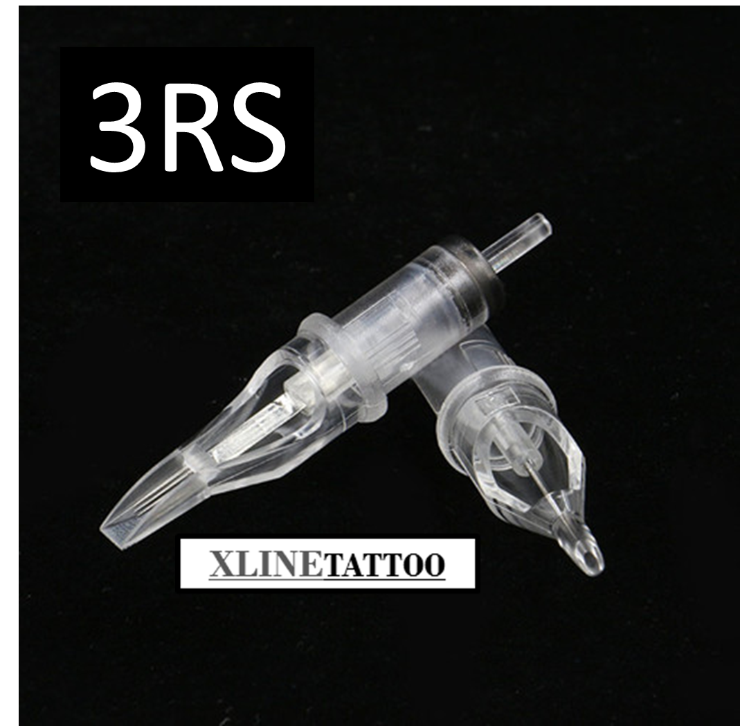 XLTN-047R 1 ADET 3RS KARTUŞLU İĞNE - CHEYENNE HAWK UYUMLU STERİL TİTANYUM DÖVME MAKİNASI İĞNES