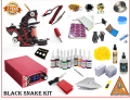 BLACK-RED SNAKE TATTOO DÖVME MAKİNASI FULL SET