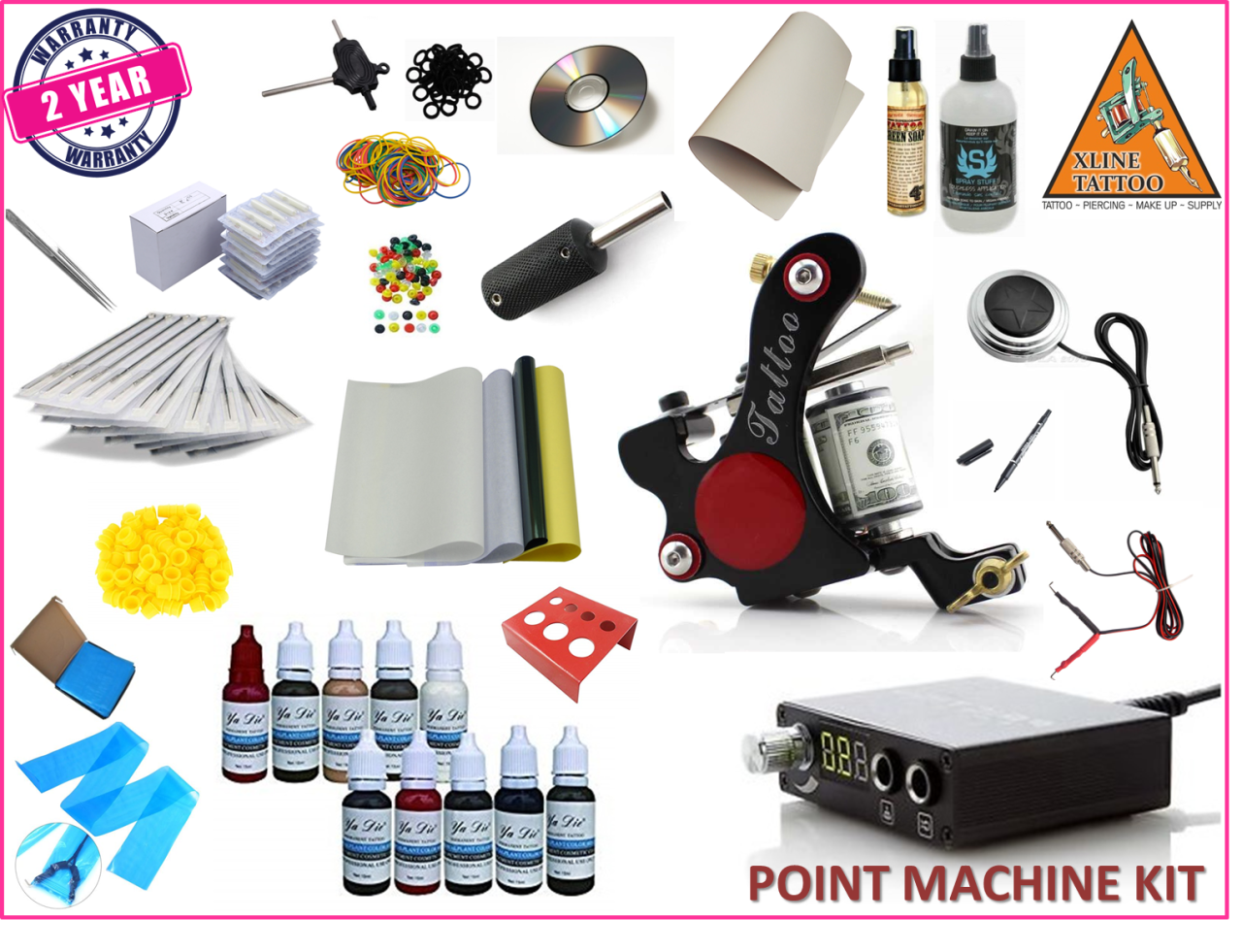 RED POINT TATTOO DÖVME MAKİNASI FULL SET