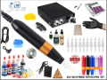 XL-301 HYBRID ÇANTALI SİYAH RENK TATTOO PEN DÖVME MAKİNASI SETİ - SWISS MOTOR
