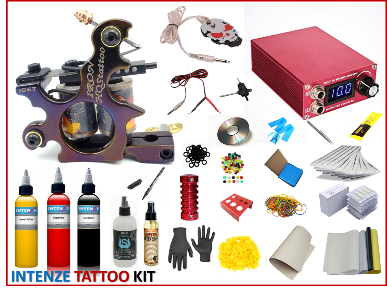 XL-689 INTENZE DÖVME MAKİNASI SETİ PROFESYONEL - 2205