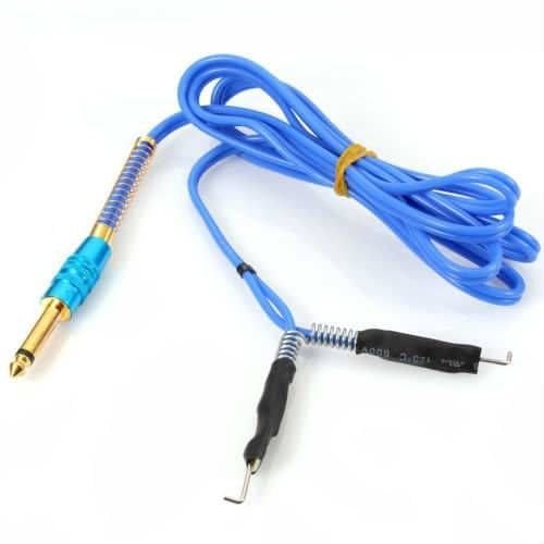 SLİKON MAVİ DÖVME MAKİNESİ CLİP CORD BAĞLANTI KABLOSU