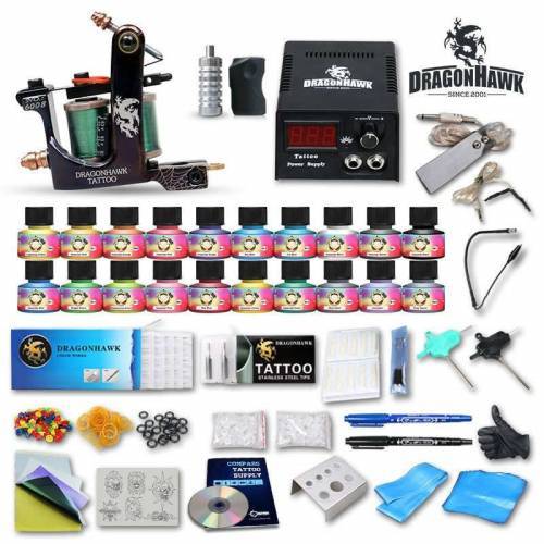 33 PARÇA DÖVME MAKİNASI FULL + FULL  SET