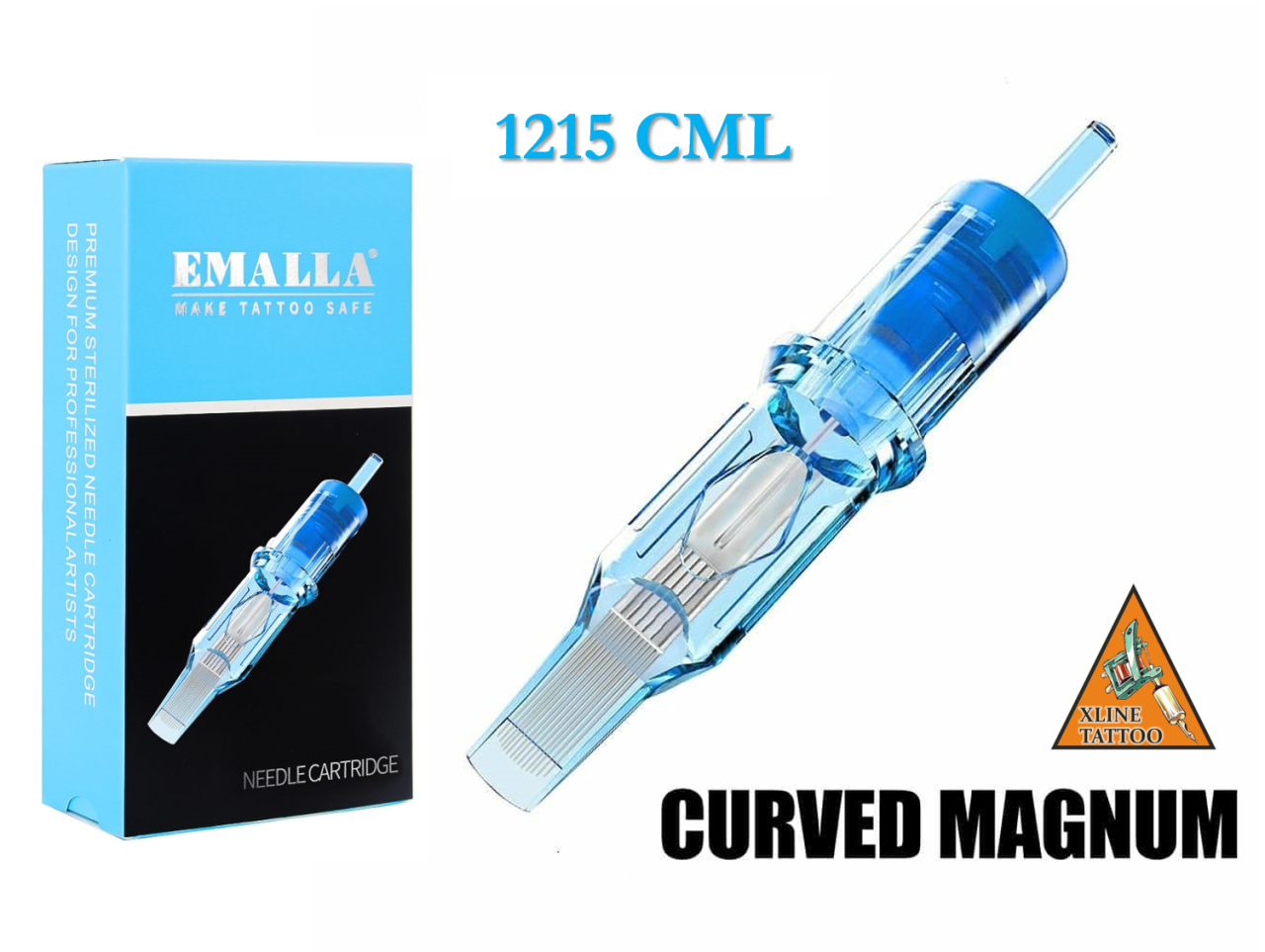 1 ADET 1215 CML KARTUŞLU İĞNE - CHEYENNE HAWK UYUMLU STERİL TİTANYUM DÖVME MAKİNASI İĞNES