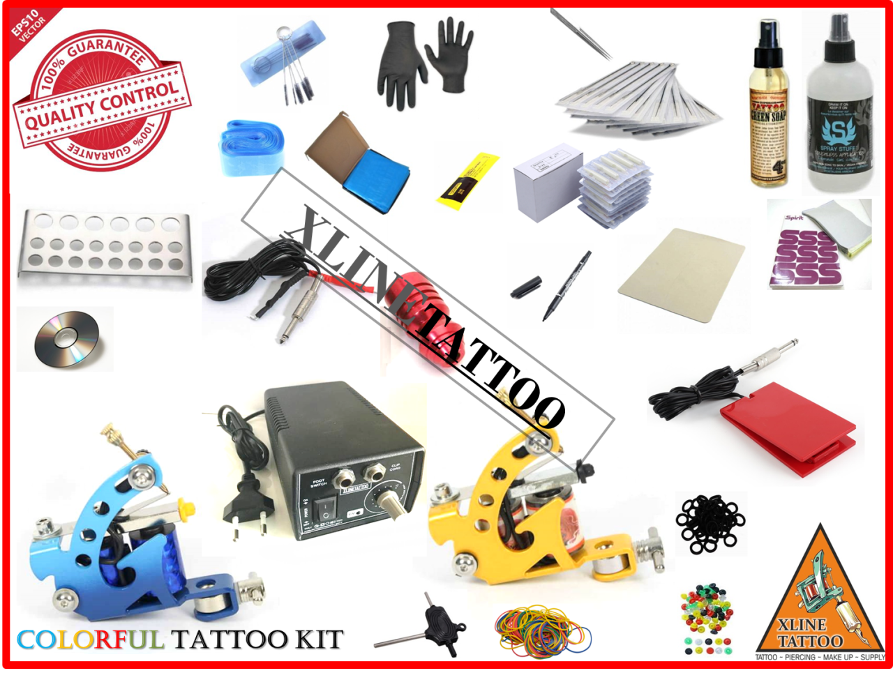 XL-469 COLORFULL DÖVME SETİ DÖVME SETİ